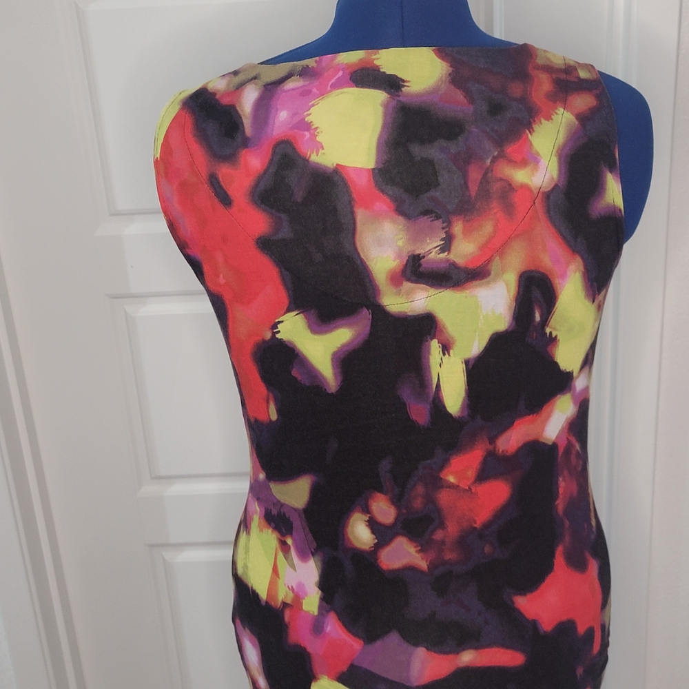 Kenar Black and Pink Multicolor Tank Top - Picture 4 of 5